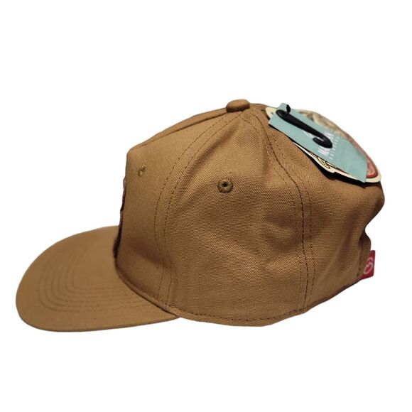 Magellan Outdoors Shiner Bock Adjustable Hat Cap NWT Brown Canvas Beer - Picture 3 of 8
